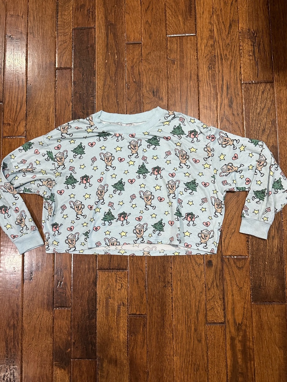 🎄 ☕️ American Eagle Festive Mig Pajama Top Size Medium